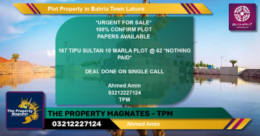 Residential Plot for Sale in Bahria Town, Lahore - (BP-40797)
