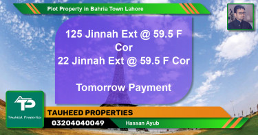 Residential Plot for Sale in Bahria Town, Lahore - (BP-40805)