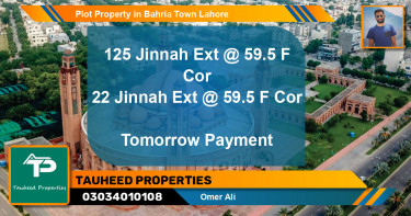 Residential Plot for Sale in Bahria Town, Lahore - (BP-40825)