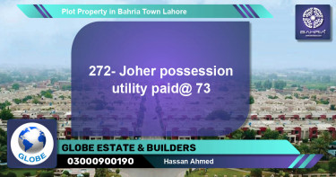 Residential Plot for Sale in Bahria Town, Lahore - (BP-40844)