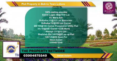 Residential Plot for Sale in Bahria Town, Lahore - (BP-40937)