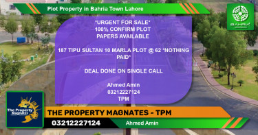 Residential Plot for Sale in Bahria Town, Lahore - (BP-41051)
