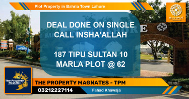Residential Plot for Sale in Bahria Town, Lahore - (BP-41097)