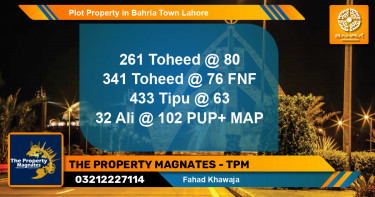 Residential Plot for Sale in Bahria Town, Lahore - (BP-41166)