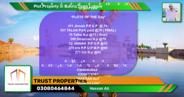 Residential Plot for Sale in Bahria Town, Lahore - (BP-41196)