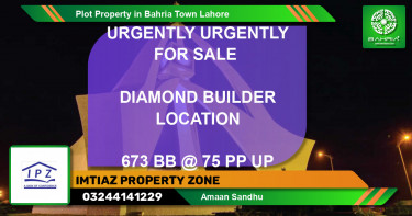 Residential Plot for Sale in Bahria Town, Lahore - (BP-41222)