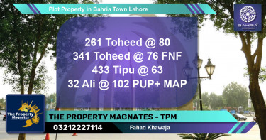 Residential Plot for Sale in Bahria Town, Lahore - (BP-41278)
