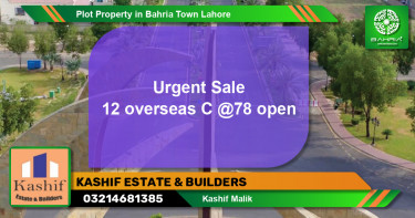 Residential Plot for Sale in Bahria Town, Lahore - (BP-41285)