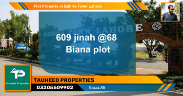 Residential Plot for Sale in Bahria Town, Lahore - (BP-41303)