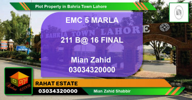 Residential Plot for Sale in Bahria Town, Lahore - (BP-41355)