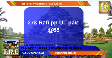 Residential Plot for Sale in Bahria Town, Lahore - (BP-41384)