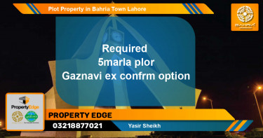 Residential Plot for Sale in Bahria Town, Lahore - (BP-41427)
