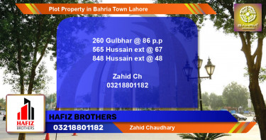 Residential Plot for Sale in Bahria Town, Lahore - (BP-41440)