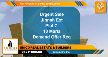 Residential Plot for Sale in Bahria Town, Lahore - (BP-41446)