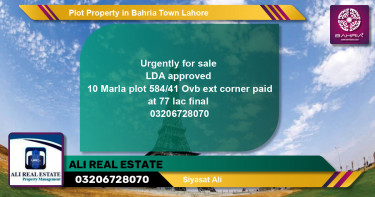 Residential Plot for Sale in Bahria Town, Lahore - (BP-41465)