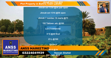 Residential Plot for Sale in Bahria Town, Lahore - (BP-41466)
