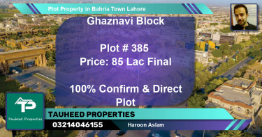 Residential Plot for Sale in Bahria Town, Lahore - (BP-41574)
