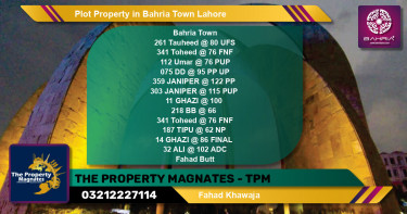 Residential Plot for Sale in Bahria Town, Lahore - (BP-41658)