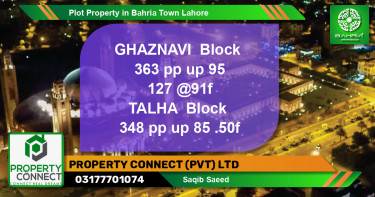 Residential Plot for Sale in Bahria Town, Lahore - (BP-41660)
