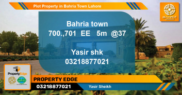 Residential Plot for Sale in Bahria Town, Lahore - (BP-41674)