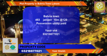 Residential Plot for Sale in Bahria Town, Lahore - (BP-41686)