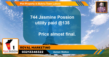 Residential Plot for Sale in Bahria Town, Lahore - (BP-41694)