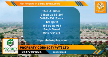 Residential Plot for Sale in Bahria Town, Lahore - (BP-41703)