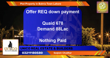Residential Plot for Sale in Bahria Town, Lahore - (BP-41713)