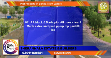 Residential Plot for Sale in Bahria Town, Lahore - (BP-41736)