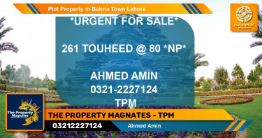 Residential Plot for Sale in Bahria Town, Lahore - (BP-41737)