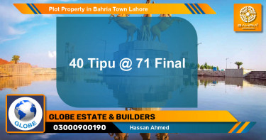 Residential Plot for Sale in Bahria Town, Lahore - (BP-41757)