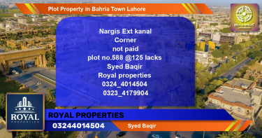 Residential Plot for Sale in Bahria Town, Lahore - (BP-41762)