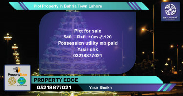 Residential Plot for Sale in Bahria Town, Lahore - (BP-41772)