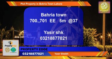 Residential Plot for Sale in Bahria Town, Lahore - (BP-41775)