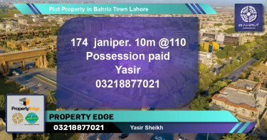 Residential Plot for Sale in Bahria Town, Lahore - (BP-41777)
