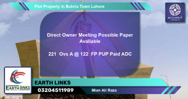 Residential Plot for Sale in Bahria Town, Lahore - (BP-41807)