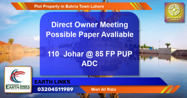 Residential Plot for Sale in Bahria Town, Lahore - (BP-41808)
