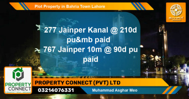 Residential Plot for Sale in Bahria Town, Lahore - (BP-41810)