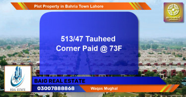 Residential Plot for Sale in Bahria Town, Lahore - (BP-41813)
