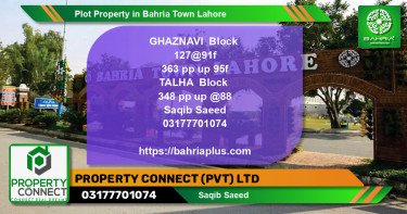 Residential Plot for Sale in Bahria Town, Lahore - (BP-41823)