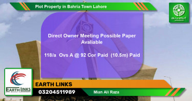 Residential Plot for Sale in Bahria Town, Lahore - (BP-41861)