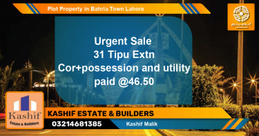 Residential Plot for Sale in Bahria Town, Lahore - (BP-41864)