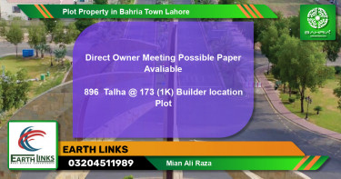 Residential Plot for Sale in Bahria Town, Lahore - (BP-41869)