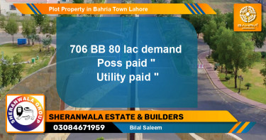 Residential Plot for Sale in Bahria Town, Lahore - (BP-41941)