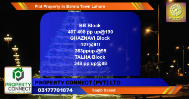 Residential Plot for Sale in Bahria Town, Lahore - (BP-41947)