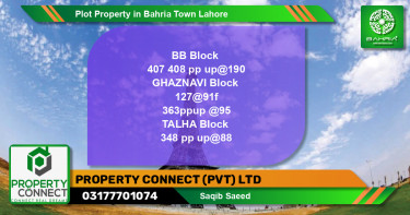 Residential Plot for Sale in Bahria Town, Lahore - (BP-41949)