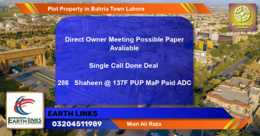 Residential Plot for Sale in Bahria Town, Lahore - (BP-41961)