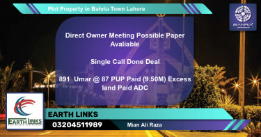 Residential Plot for Sale in Bahria Town, Lahore - (BP-41963)