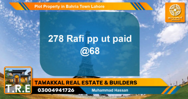 Residential Plot for Sale in Bahria Town, Lahore - (BP-41969)
