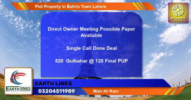 Residential Plot for Sale in Bahria Town, Lahore - (BP-41986)